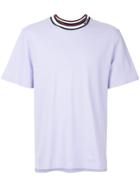 Msgm Crew Neck T-shirt - Pink & Purple