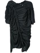 Junya Watanabe Comme Des Garçons Braided Gathered Dress - Black