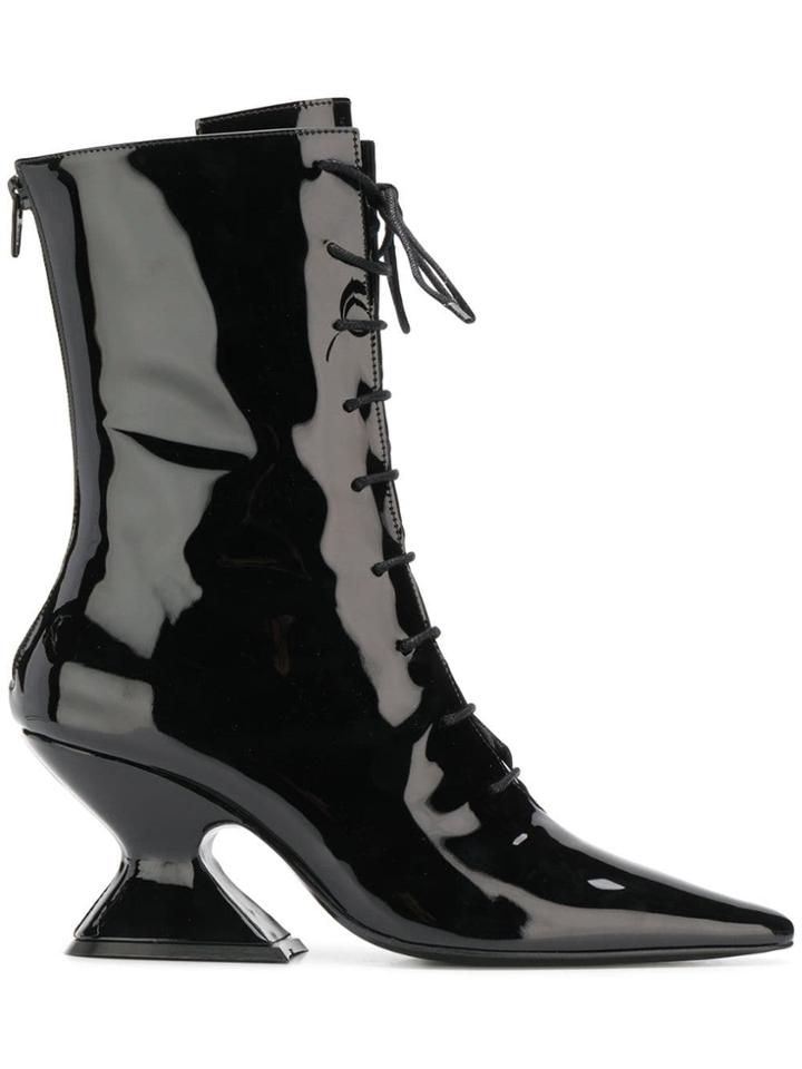 Dorateymur Radio Lace Up Boots - Black