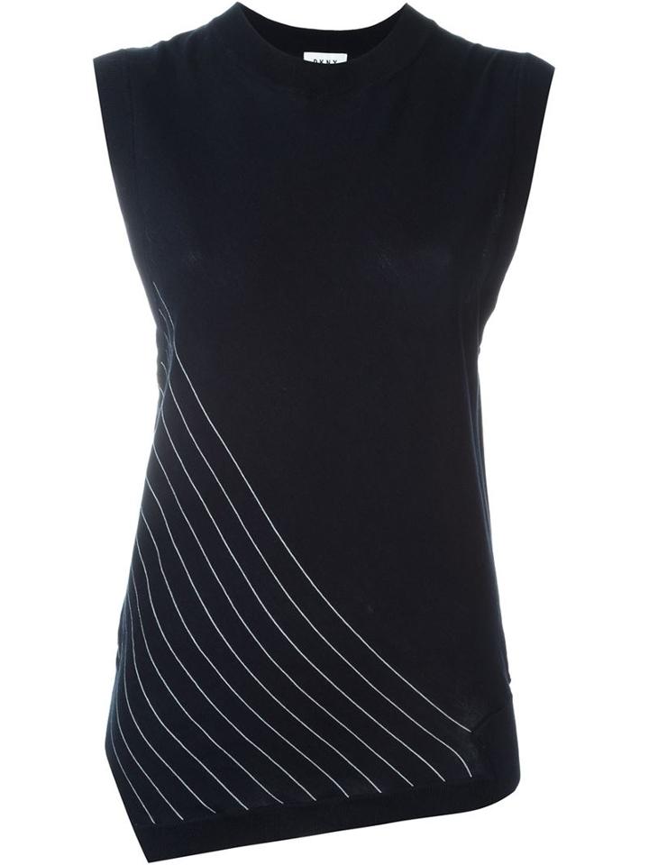 Dkny Diagonal Stripe Tank Top