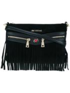 Love Moschino Fringed Crossbody Bag, Women's, Black