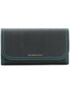 Burberry Color Block Continental Wallet - Black