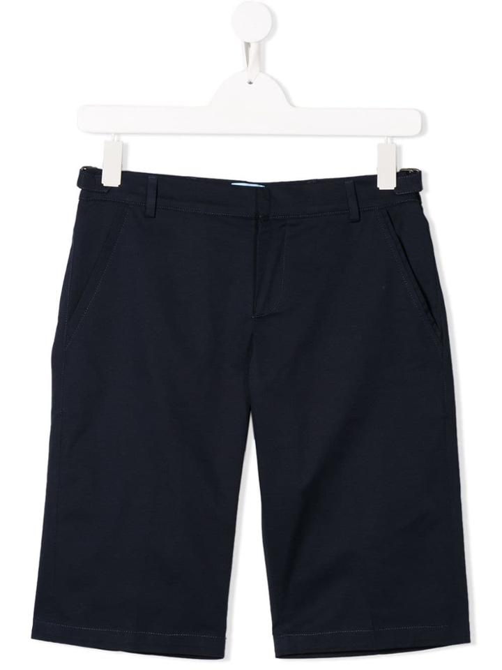 Lanvin Enfant Teen Classic Jersey Shorts - Blue