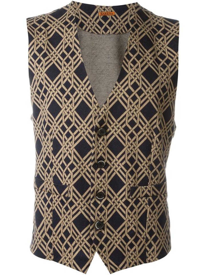 Barena Jacquard Gilet