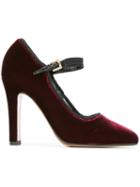 Etro Pointed Toe Buckled Pumps