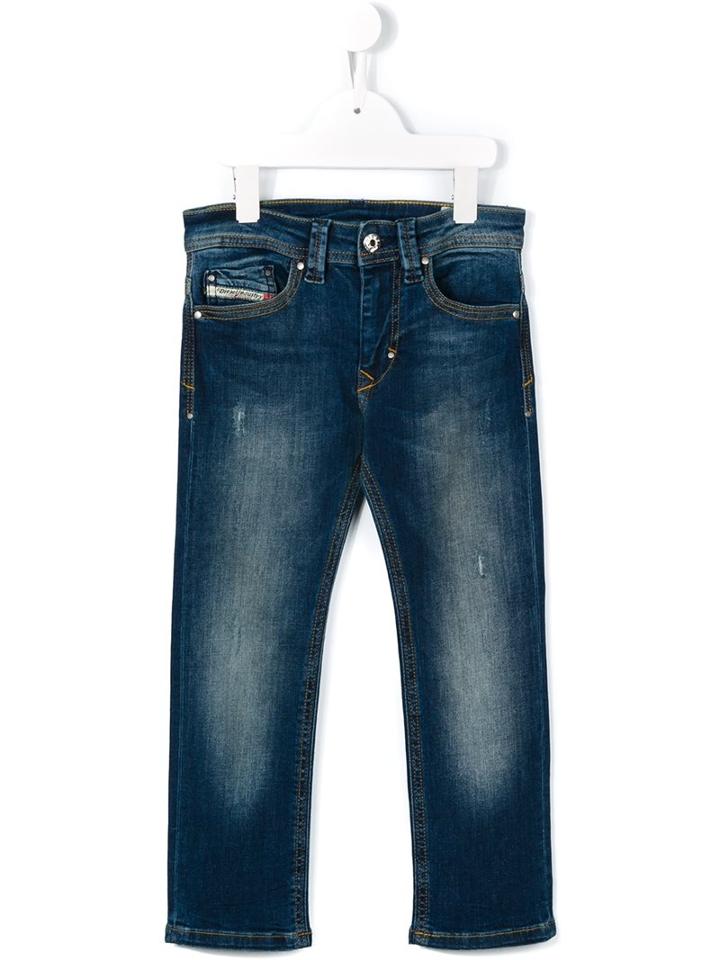 Diesel Kids 'sleenker' Jeans, Boy's, Size: 12 Yrs, Blue