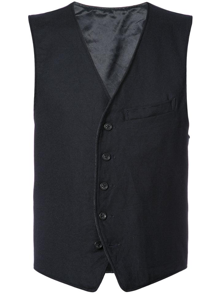 Engineered Garments Buttoned Waistcoat - Blue