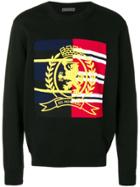 Tommy Hilfiger Logo Embroidered Sweatshirt - Black