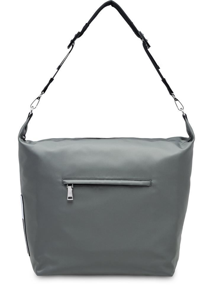 Prada Logo Shoulder Bag - Grey
