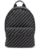 Karl Lagerfeld K/stripe Logo Backpack - Black