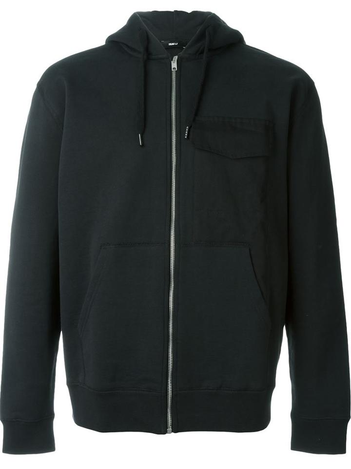 Yang Li Logo Print Zipped Hoodie