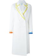 Mira Mikati Thermal Tape Coat, Women's, Size: 38, White, Cotton/linen/flax