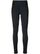 Paco Rabanne Contrast Panel Leggings - Blue