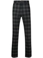 Guild Prime Checked Trousers - Black