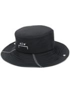 A-cold-wall* Stitched Brim Hat - Black
