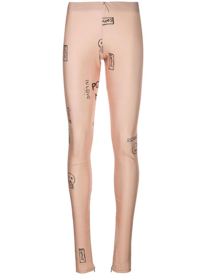 Barbara Bologna Printed Sport Leggings - Neutrals