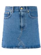 Chiara Ferragni Mini Denim Skirt - Blue