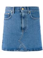 Chiara Ferragni Mini Denim Skirt - Blue