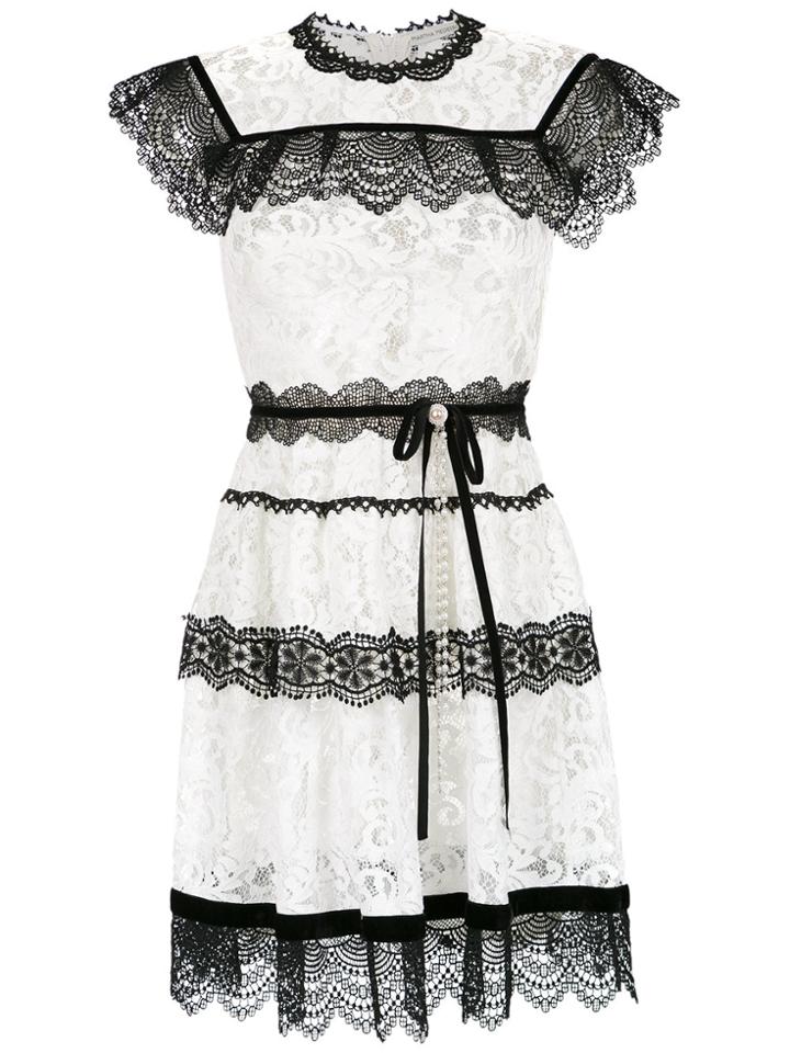 Martha Medeiros Pitty Lace Dress - White