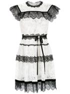 Martha Medeiros Pitty Lace Dress - White