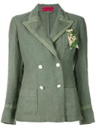 The Gigi Double Breasted Blazer - Green