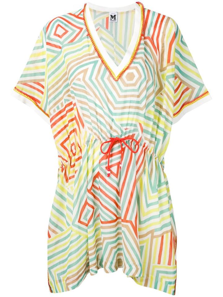 M Missoni Striped Beach Dress - Green