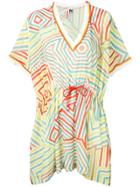 M Missoni Striped Beach Dress - Green