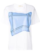Ports 1961 Contrast Print T-shirt - White