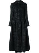 Simone Rocha Tweed Princess Coat - Black