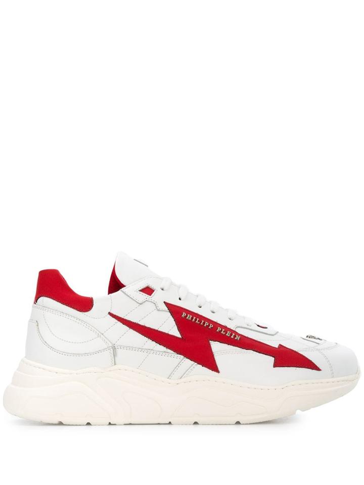 Philipp Plein Thunder Low Top Sneakers - White