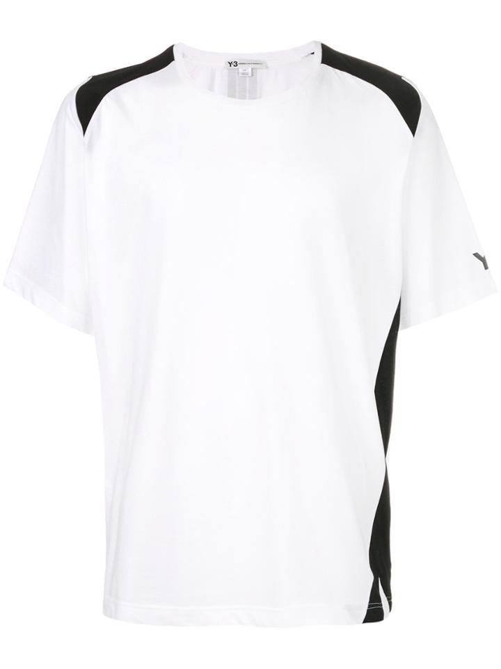 Y-3 Shoulder Stripe T-shirt - White