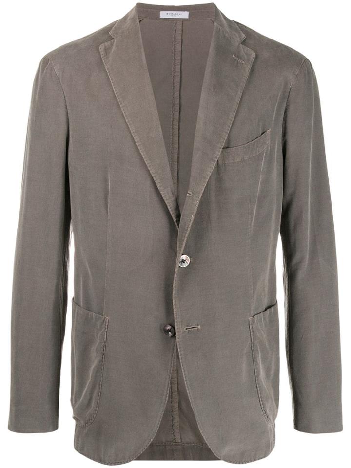 Boglioli Classic Slim-fit Blazer - Grey