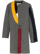 A-cold-wall* Contrast Panel Coat - Grey