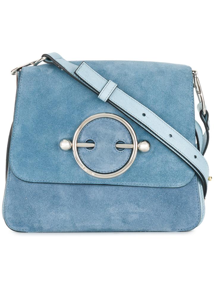 Jw Anderson Disc Crossbody Bag - Blue