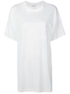 Donna Karan Embossed Logo T-shirt - White