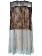 Philosophy Di Lorenzo Serafini Lace Detail Dress, Women's, Size: 44, Black, Polyamide/polyester