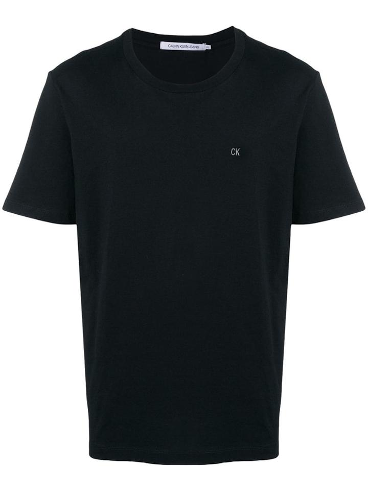 Calvin Klein Jeans Logo To The Chest - Black
