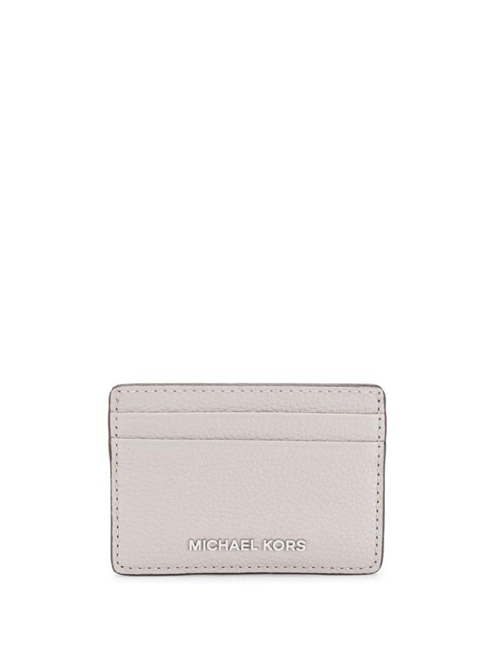 Michael Michael Kors Logo Plaque Cardholder - Grey