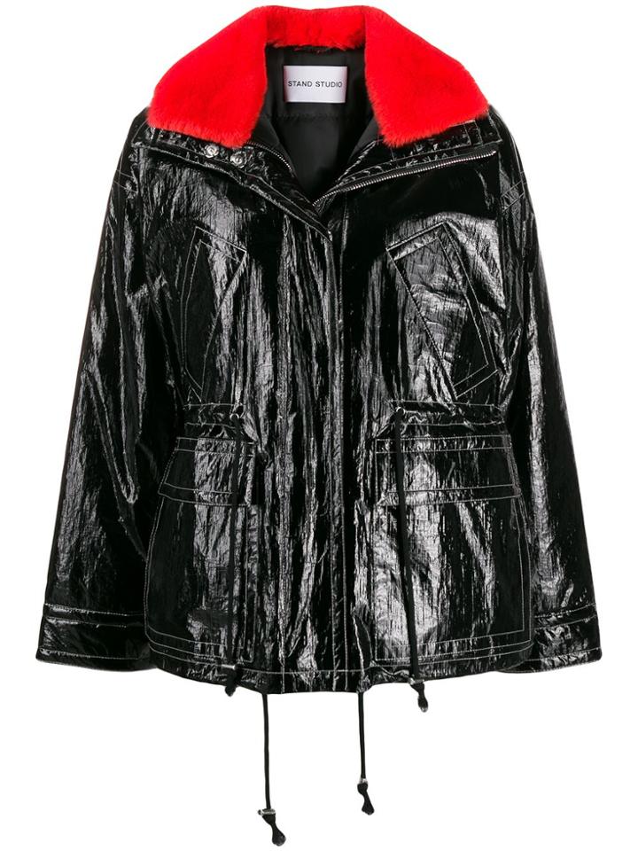 Stand Studio Fiona Coat - Black