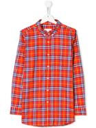 Burberry Kids Teen Fred Checked Shirt