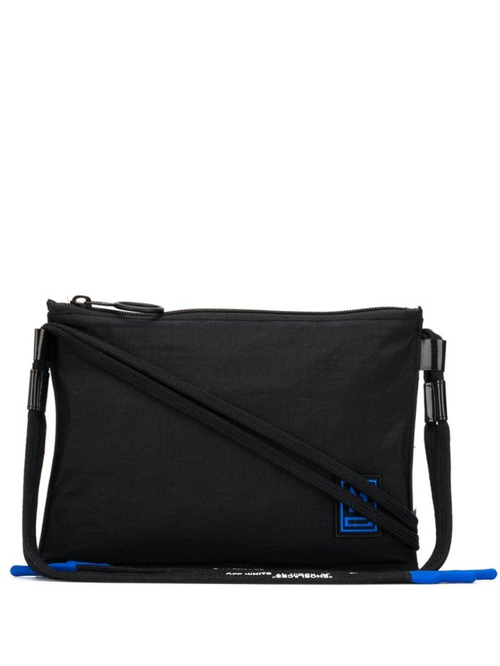 Off-white Logo Patch Shoulder Bag - Black