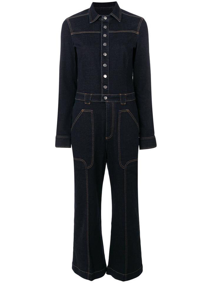 Stella Mccartney Wide Leg Jumpsuit - Blue