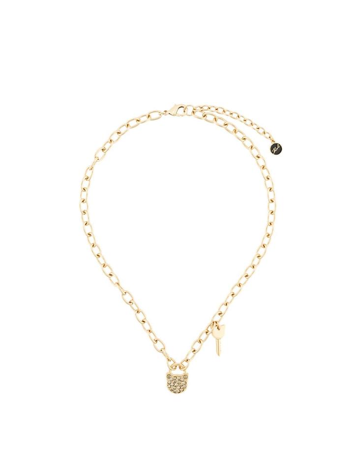 Karl Lagerfeld Choupette Necklace - Gold