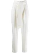 P.a.r.o.s.h. Tie Waist Trousers - White