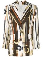 Christian Dior Pre-owned Walking Sticks Printed Jacket - Neutrals