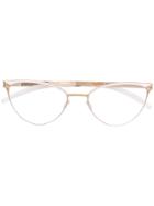 Mykita Cynthia Cat-eye Glasses - Gold