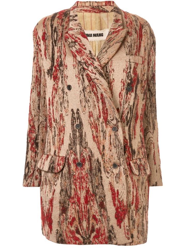 Uma Wang Double-breasted Coat - Brown