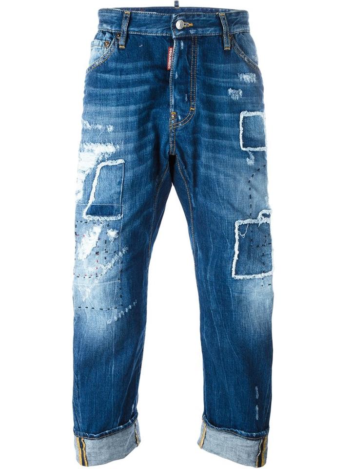 Dsquared2 'workwear' Jeans, Men's, Size: 50, Blue, Cotton