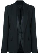 Alexander Wang Tuxedo Layered Blazer, Women's, Size: 6, Black, Polyester/viscose/wool