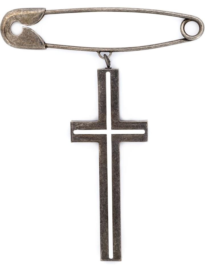 Givenchy Crucifix Brooch